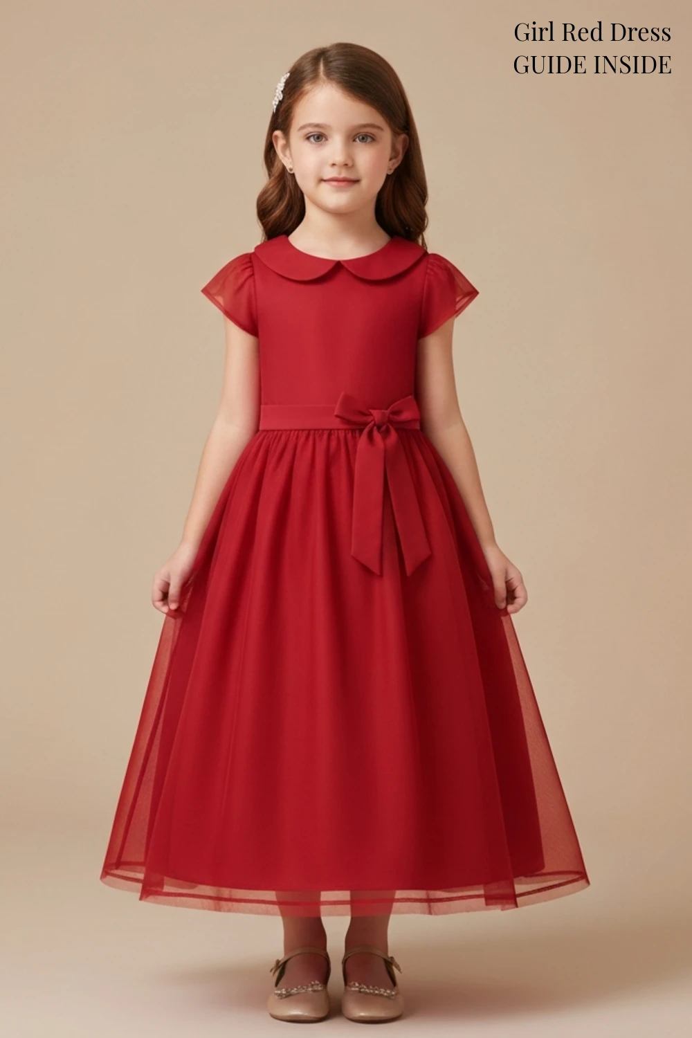 Girl Red Dress
