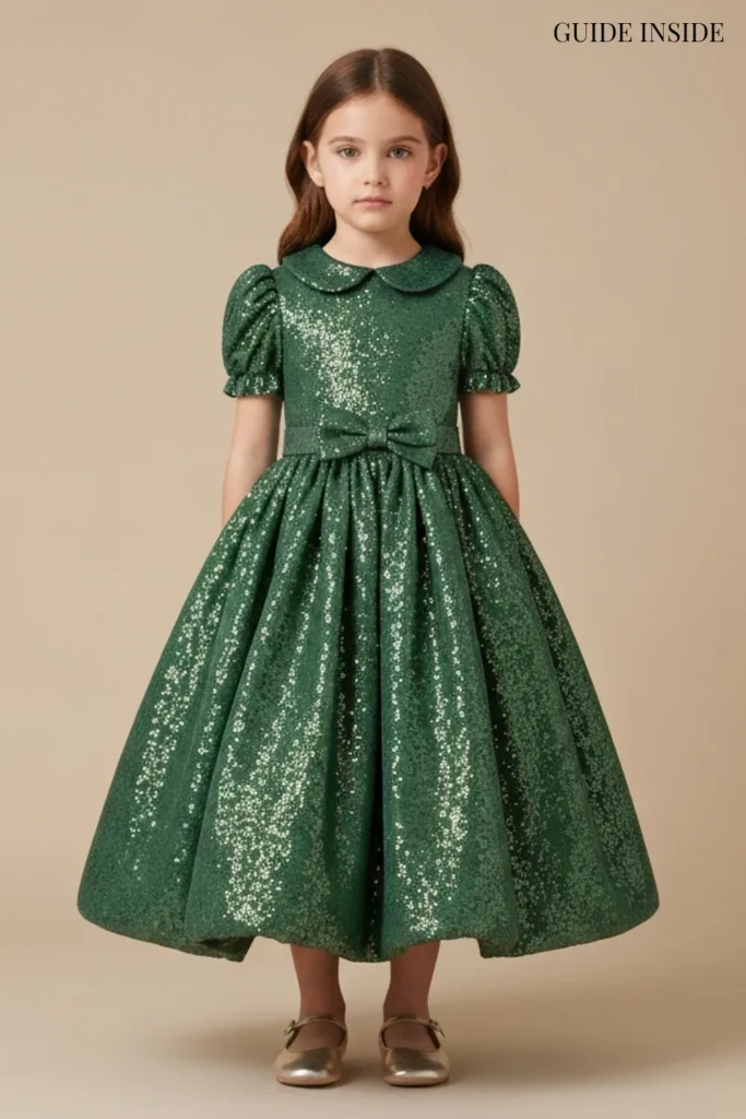 Green Dresses For Kids