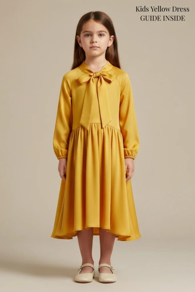 Kids Yellow Dress