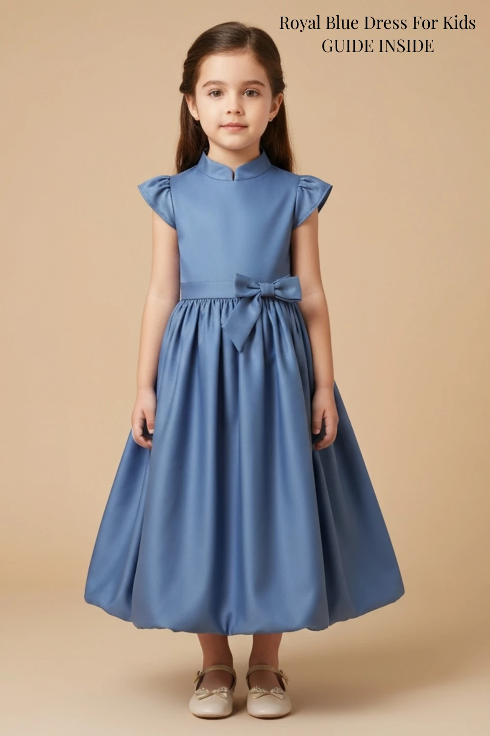 Royal Blue Dress For Kids