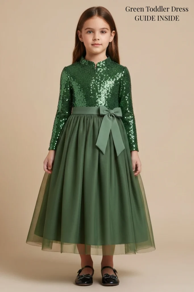 Green Toddler Dress