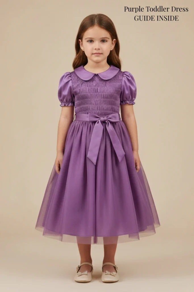 Purple Toddler Dress