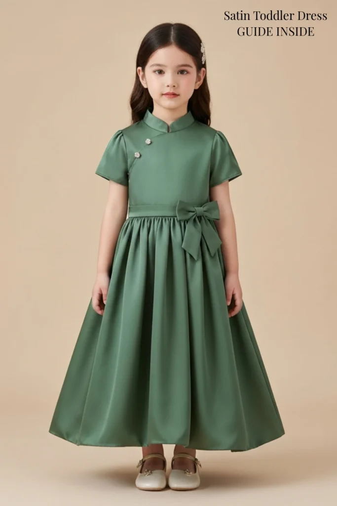 Satin Toddler Dress