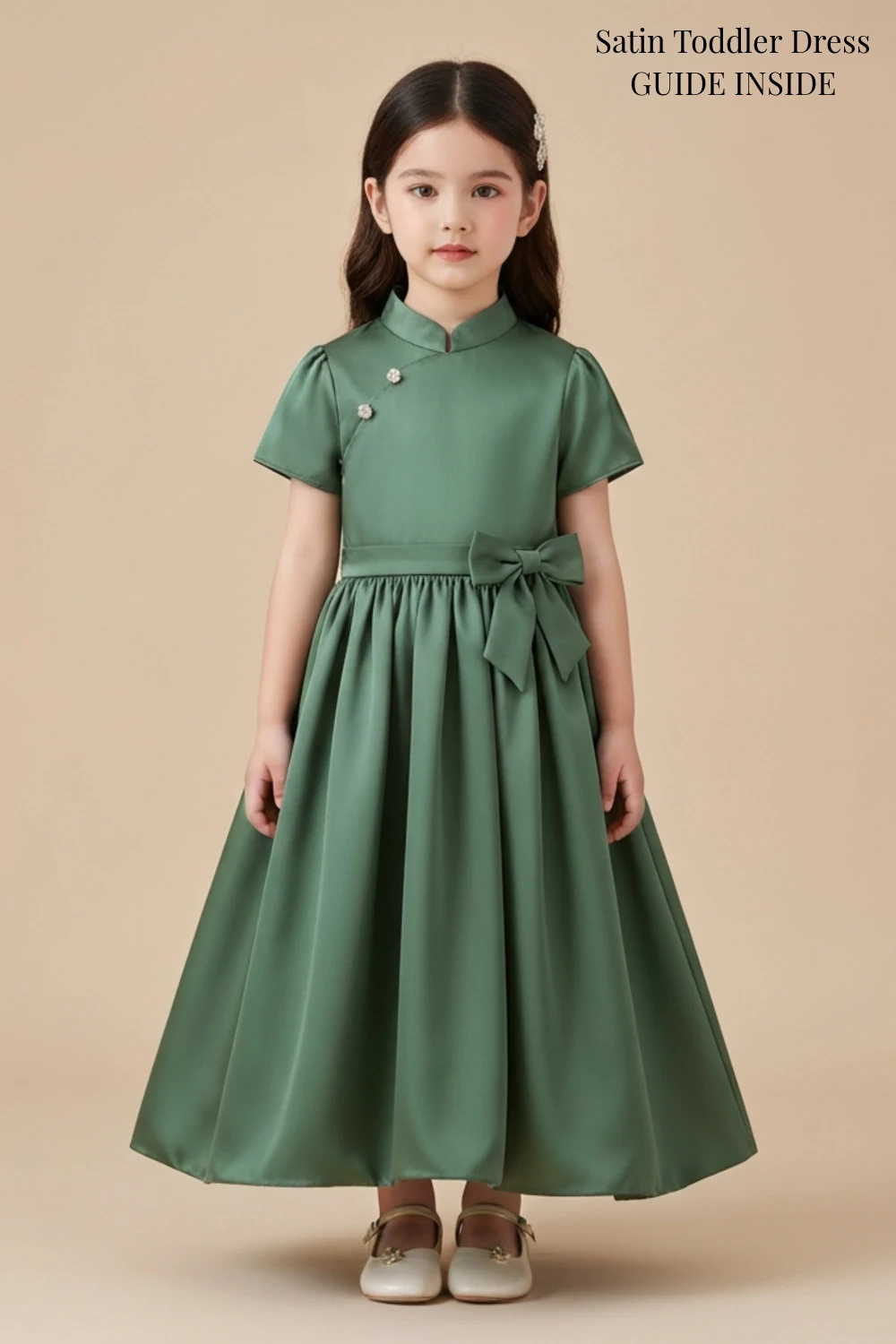 Satin Toddler Dress