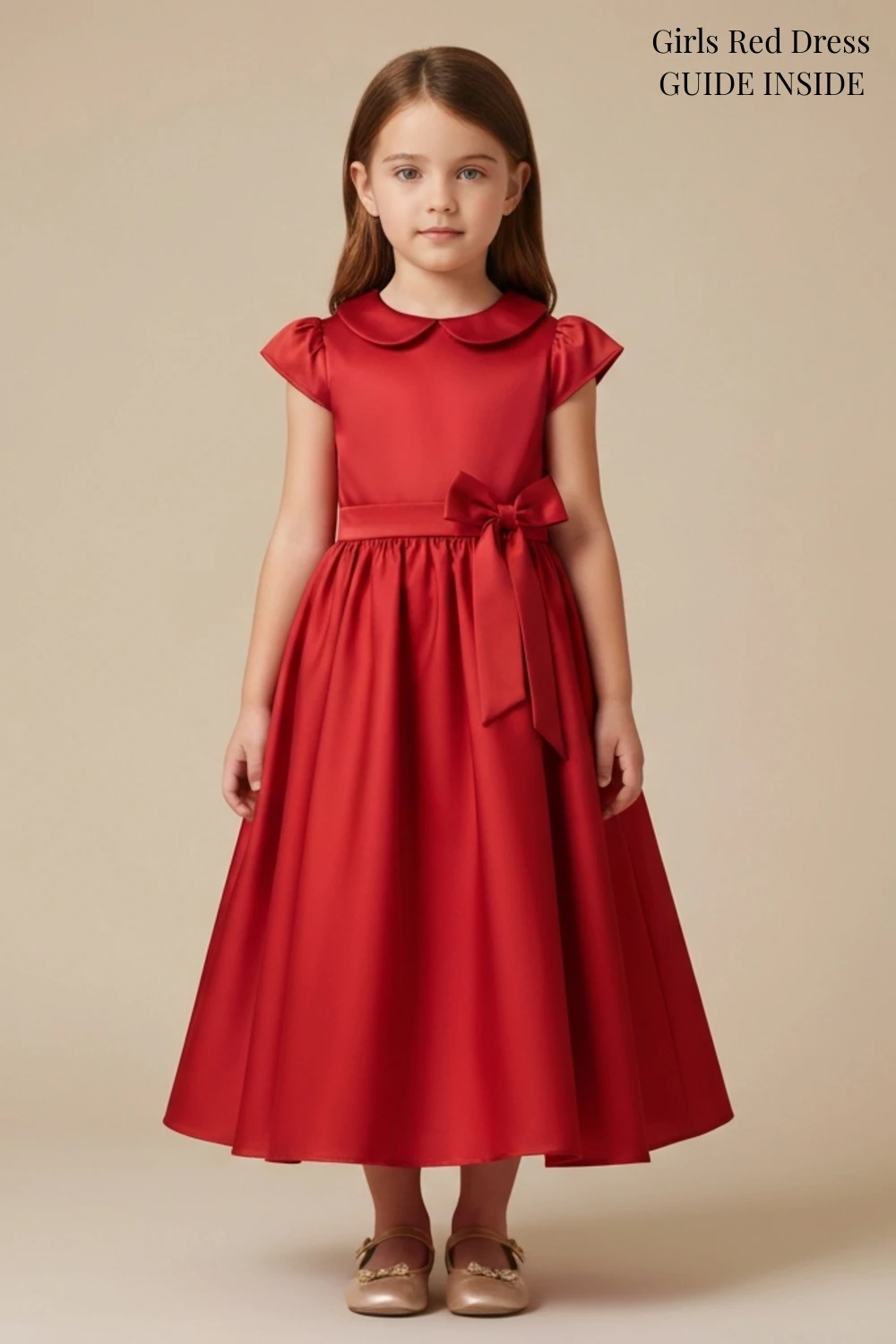 Girls Red Dress