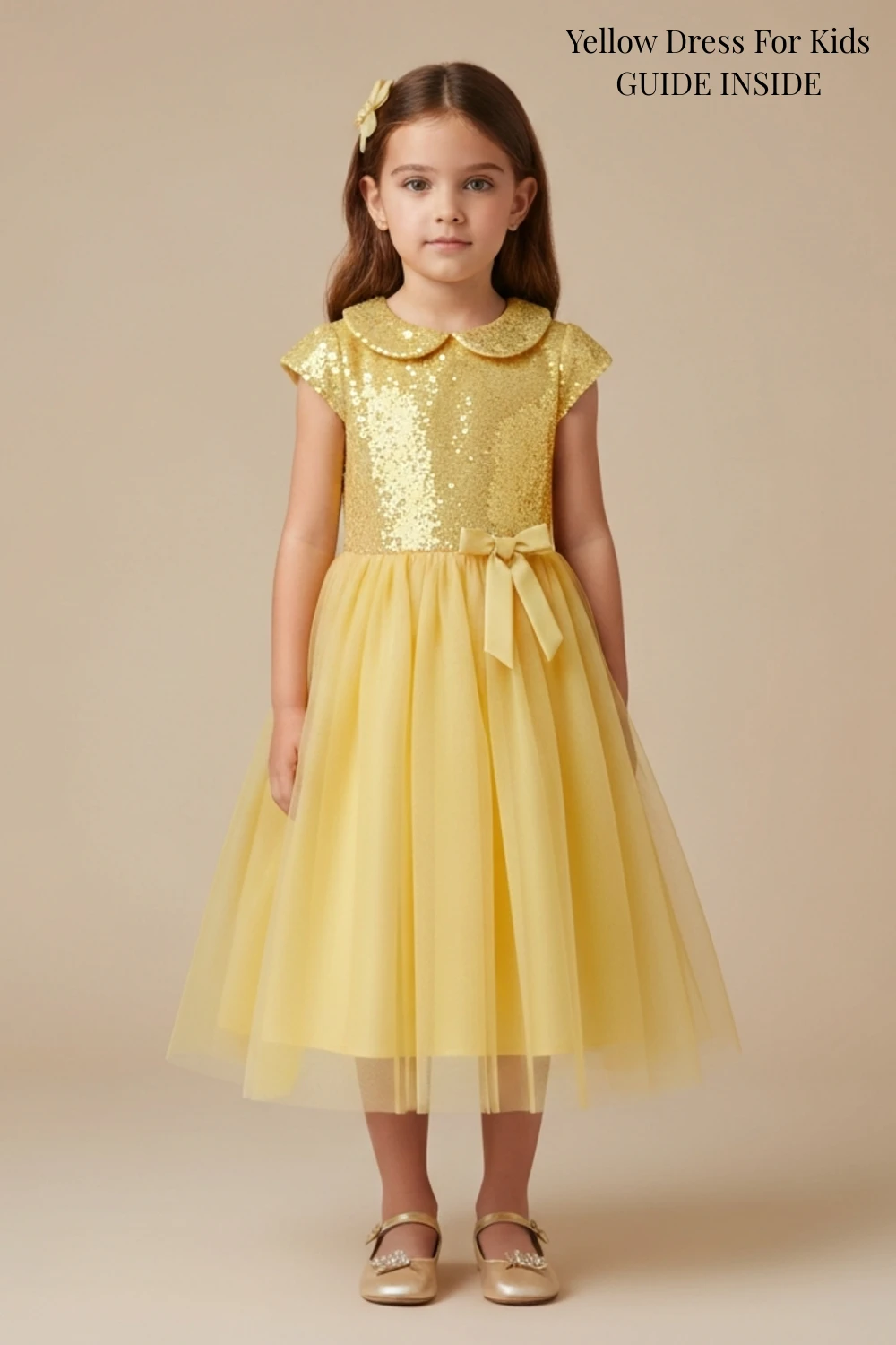 Yellow Dress For Kids