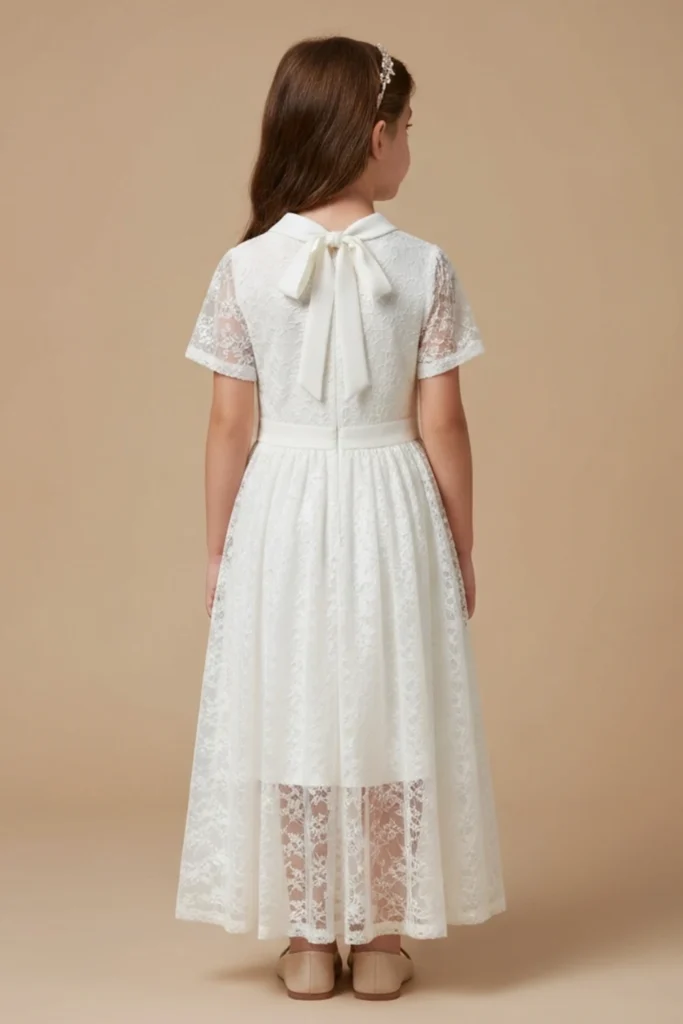 Toddler White Dress