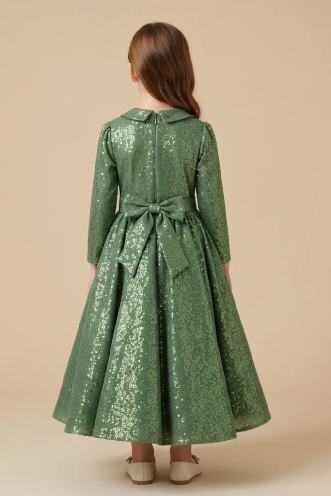 Green Dress Kids