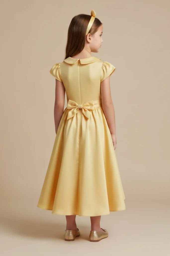Girls Yellow Dress