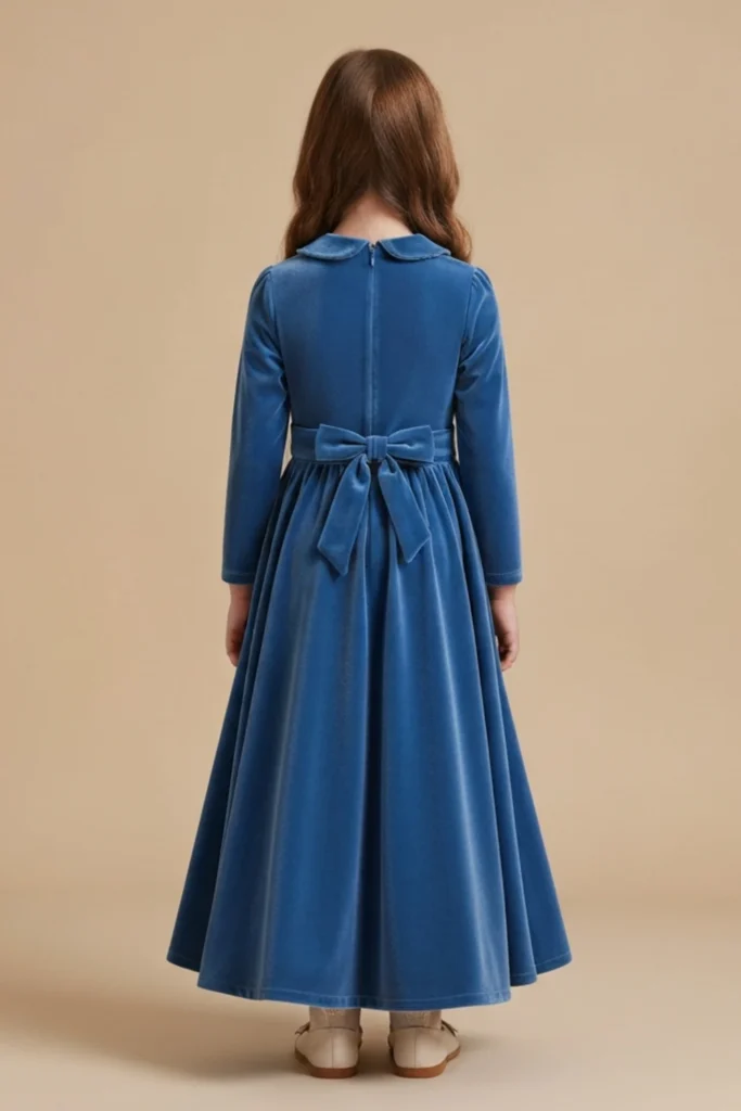 Velvet Dress For Kids