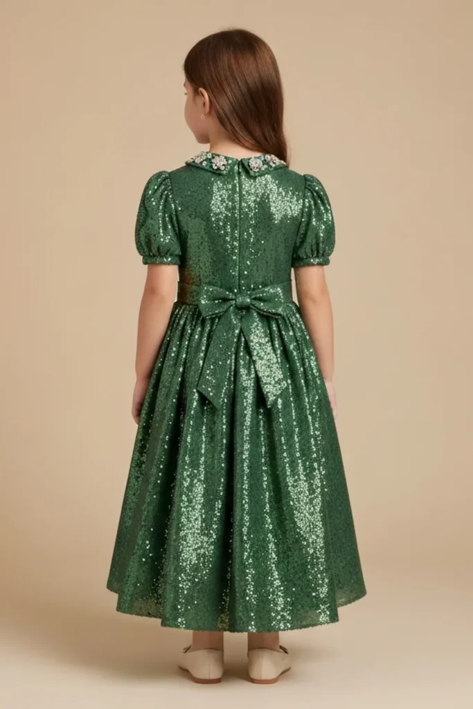 Green Toddler Dress