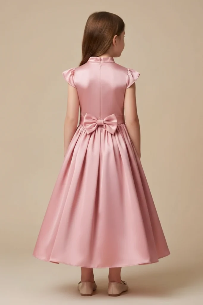 Satin Toddler Dress