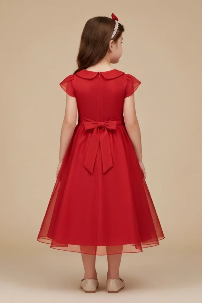 Girl Red Dress