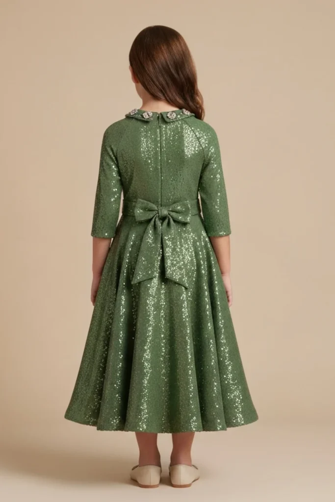 Green Dress Kids