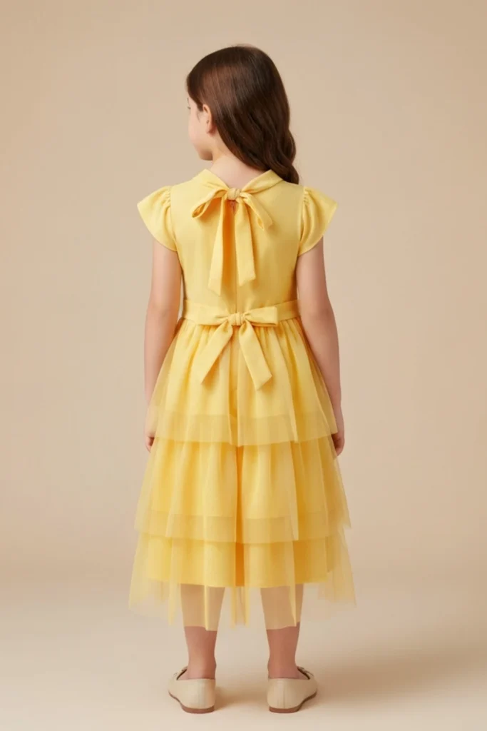 Girls Yellow Dress