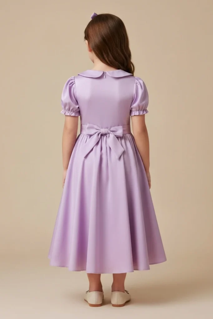 Purple Dress For Kids