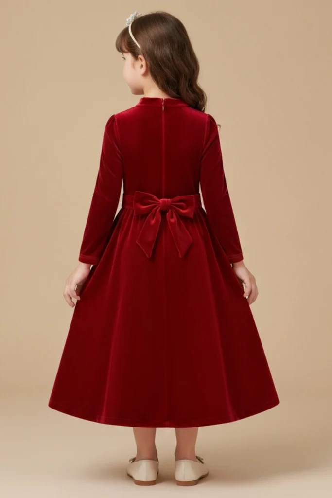 Velvet Dress For Kids