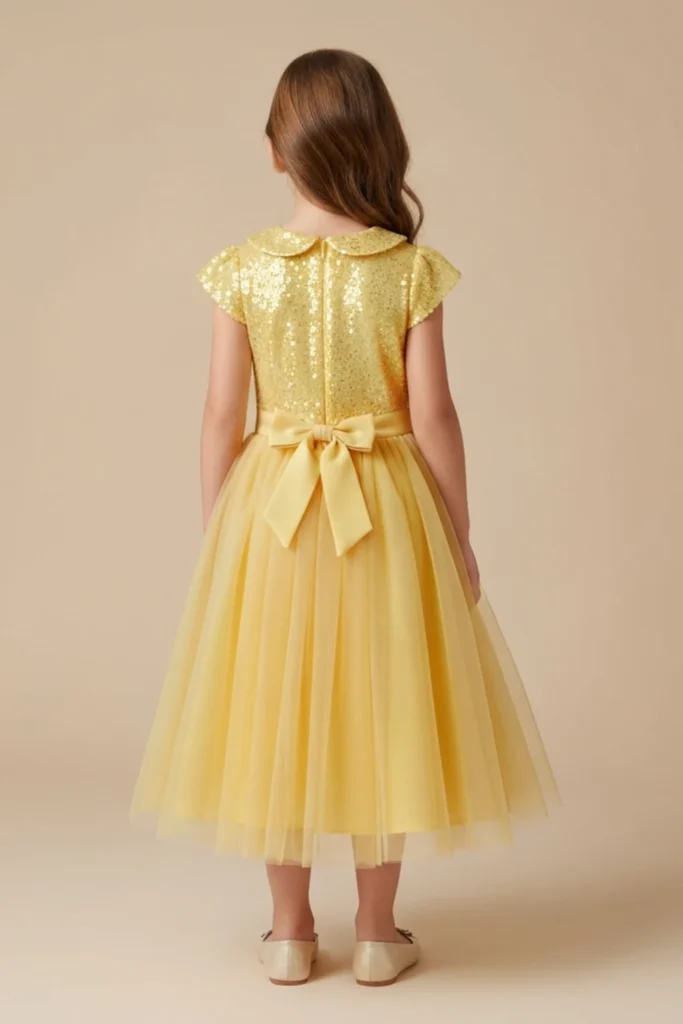 Yellow Dress For Kids