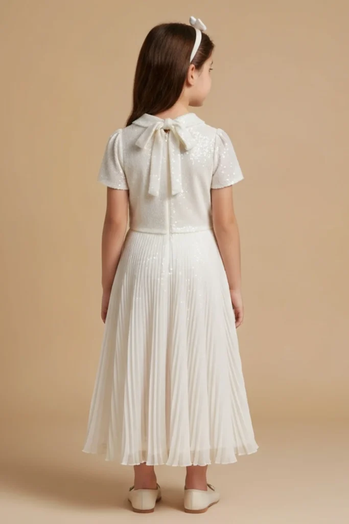 Girls White Dress