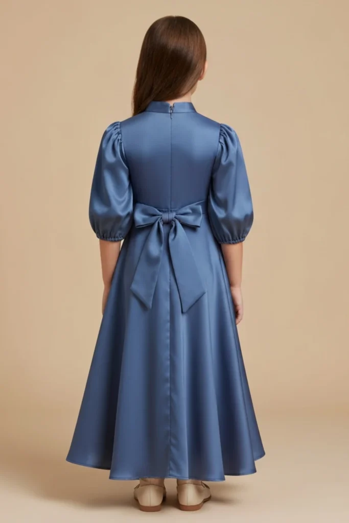 Navy Blue Dress For Kids