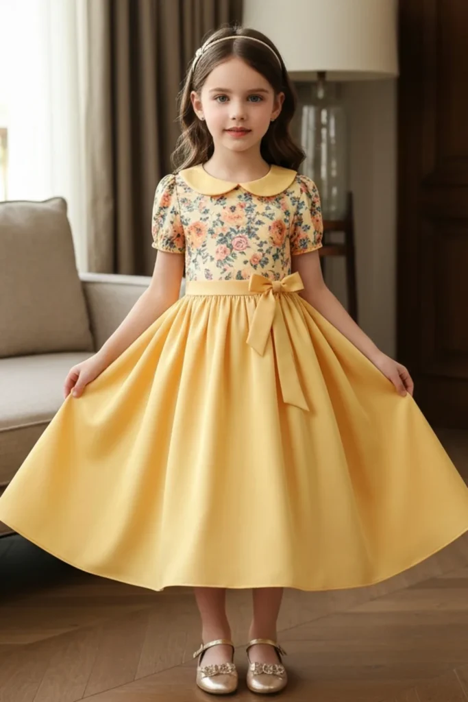 Kids Yellow Dress