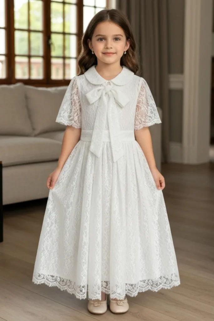 Toddler White Dress