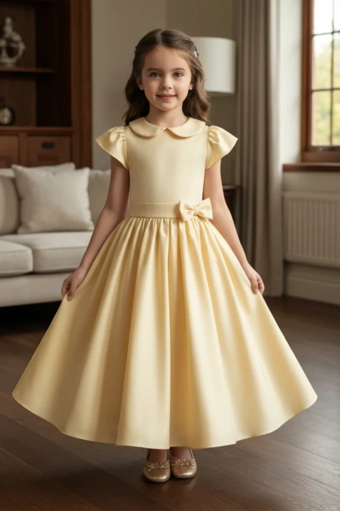 Girls Yellow Dress