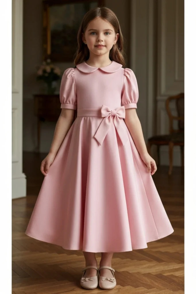 Satin Toddler Dress