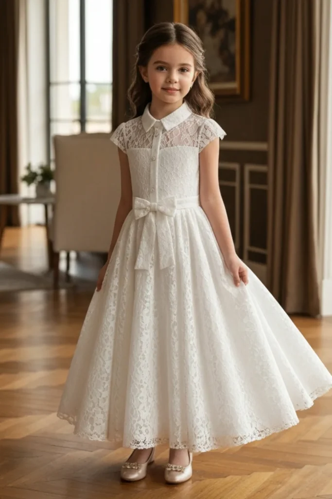 Lace Dress For Kids