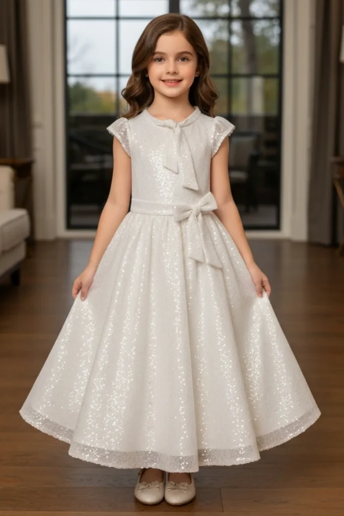 White Toddler Dress