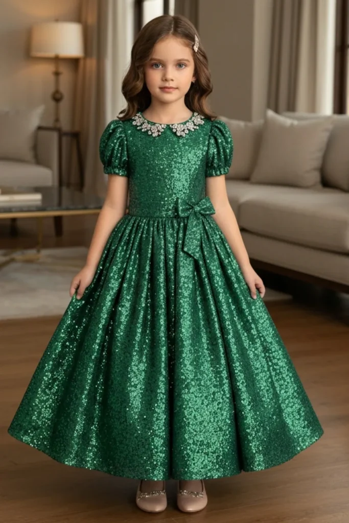 Green Toddler Dress