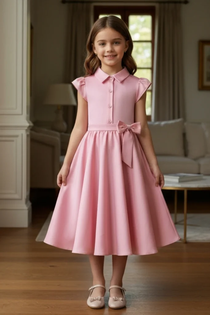Satin Dresses For Kids