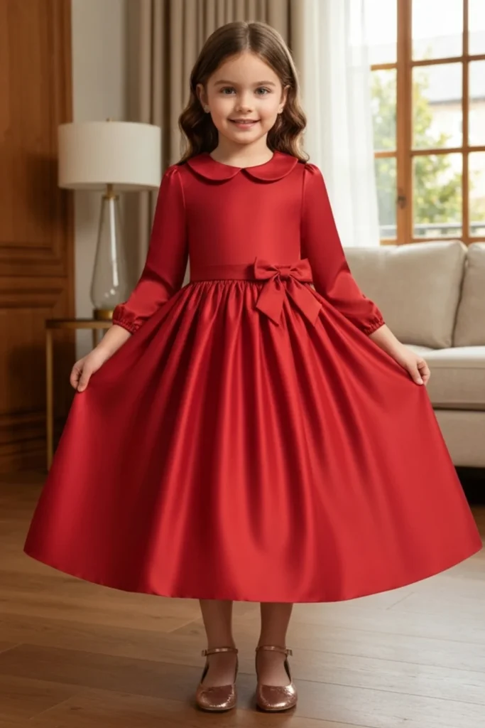 Kids Satin Dress