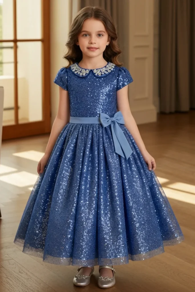 Blue Kids Dress