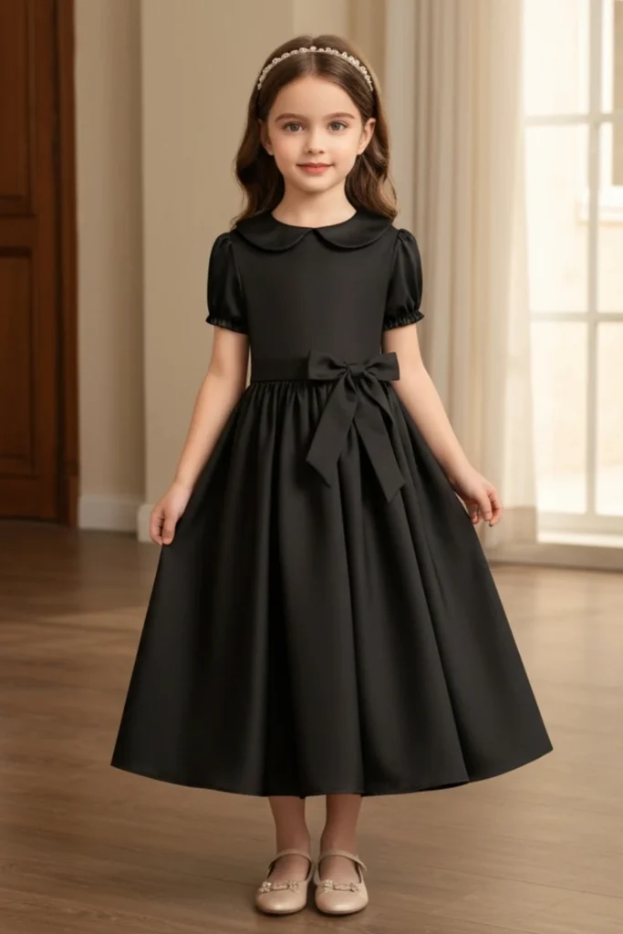 Girls Black Dress