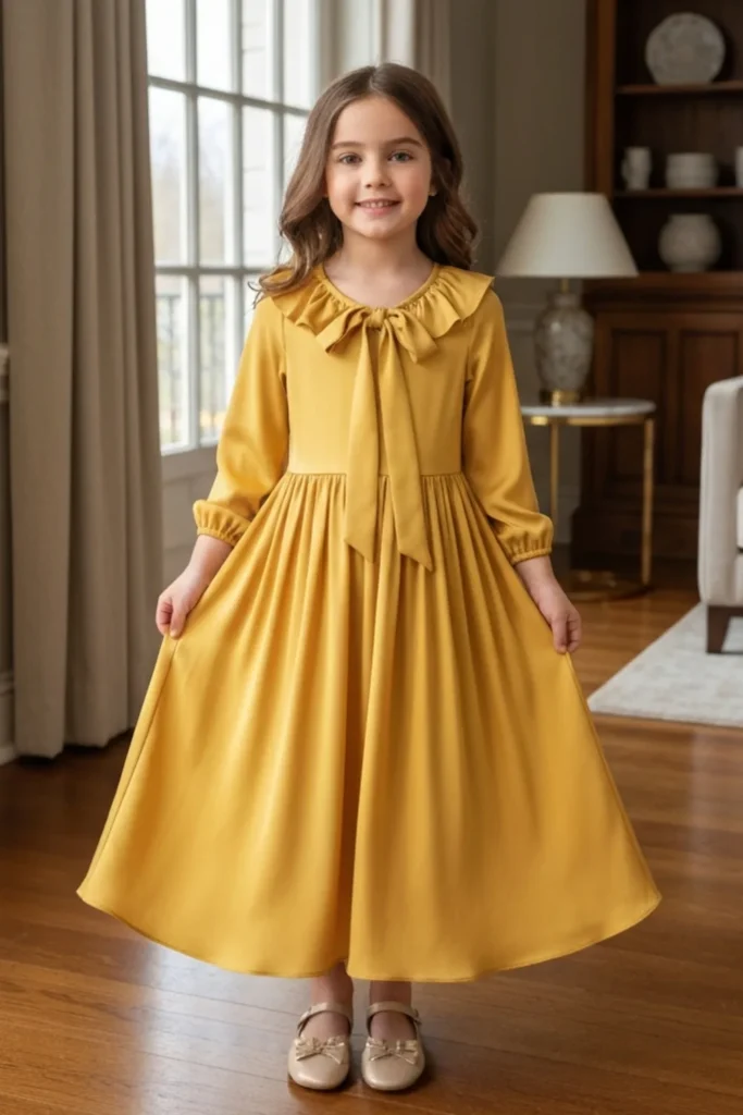 Kids Yellow Dress