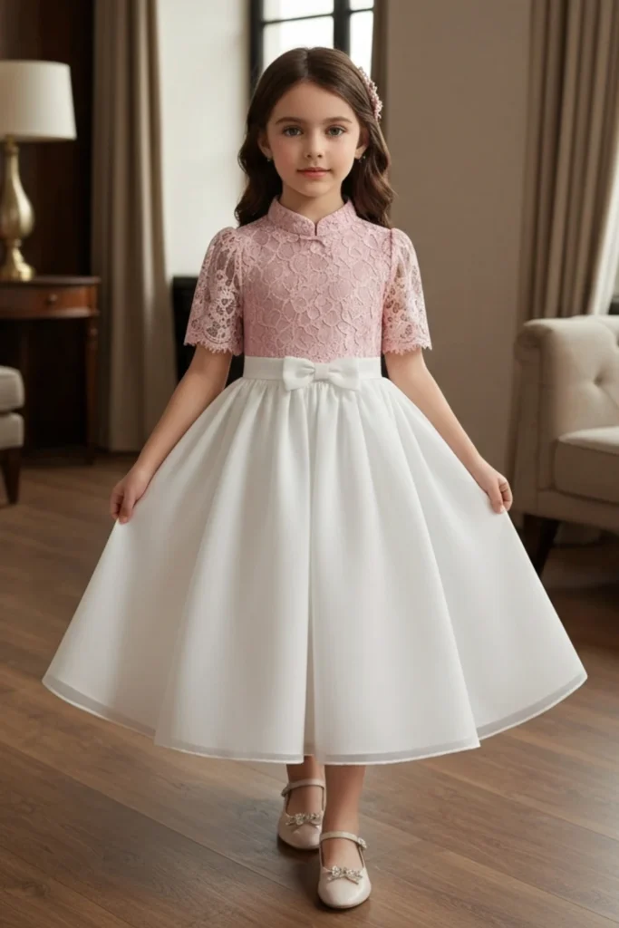 Lace Dress For Kids