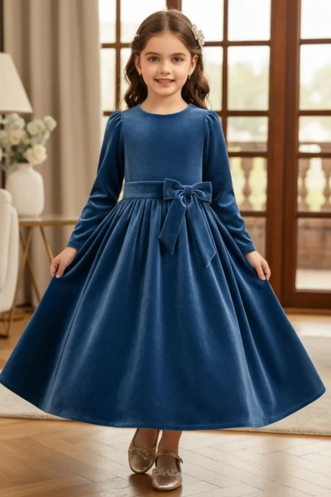Velvet Toddler Dress