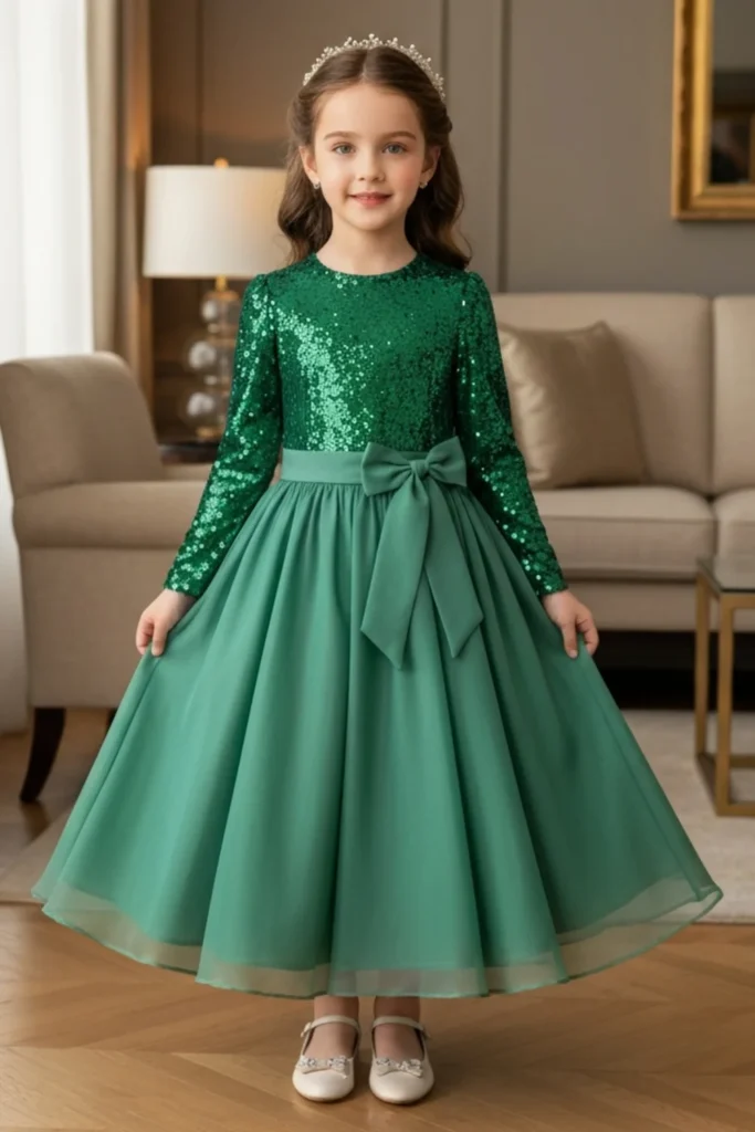 Green Toddler Dress