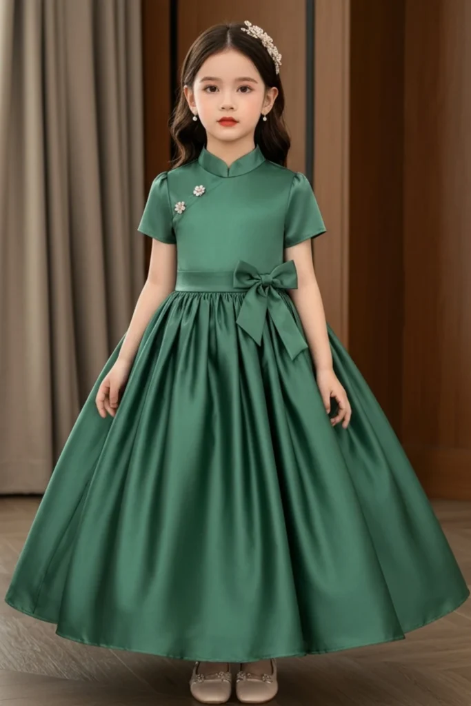 Satin Toddler Dress