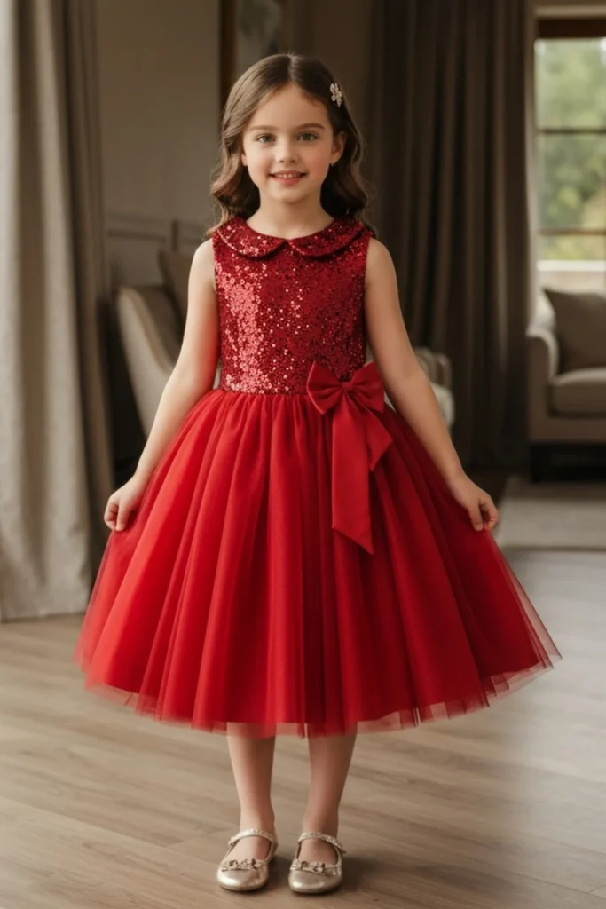 Kids Red Dress