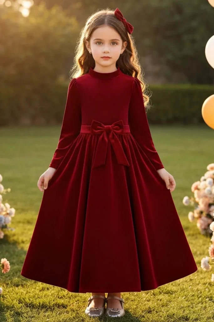 Velvet Toddler Dress