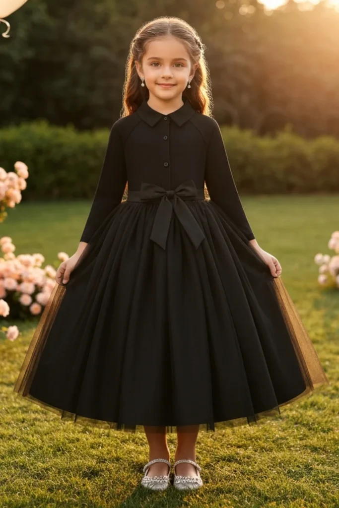Toddler Black Dress