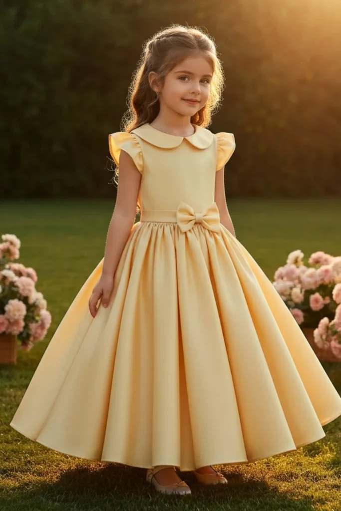 Girls Yellow Dress