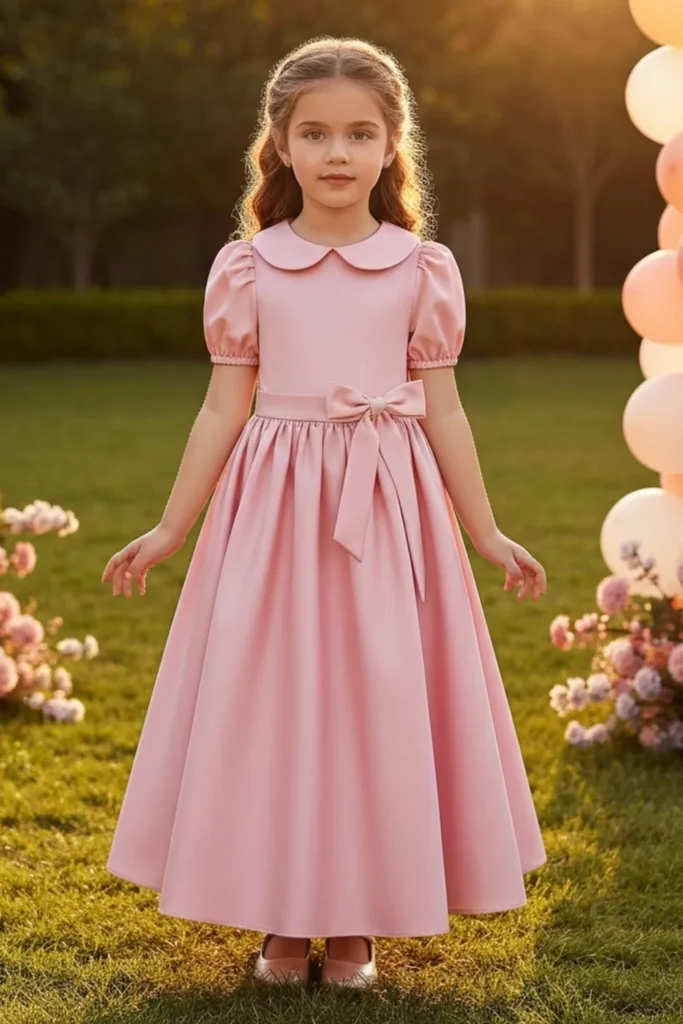 Satin Toddler Dress