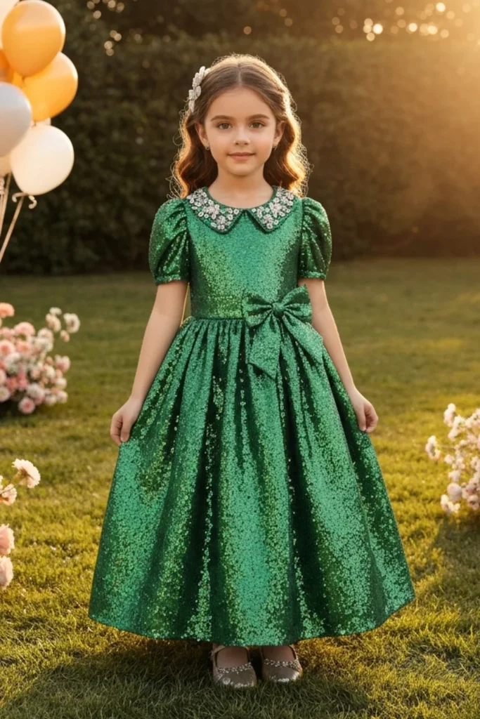 Green Toddler Dress