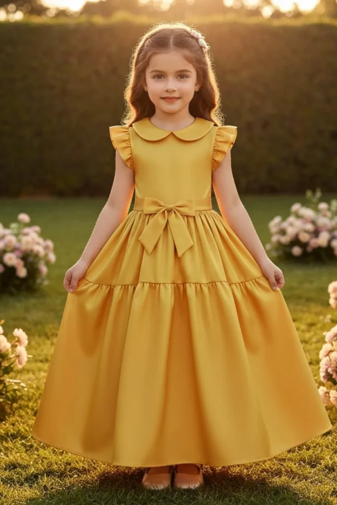 Yellow Dress For Kids