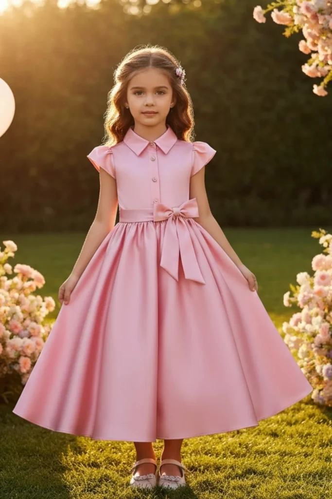 Satin Dresses For Kids