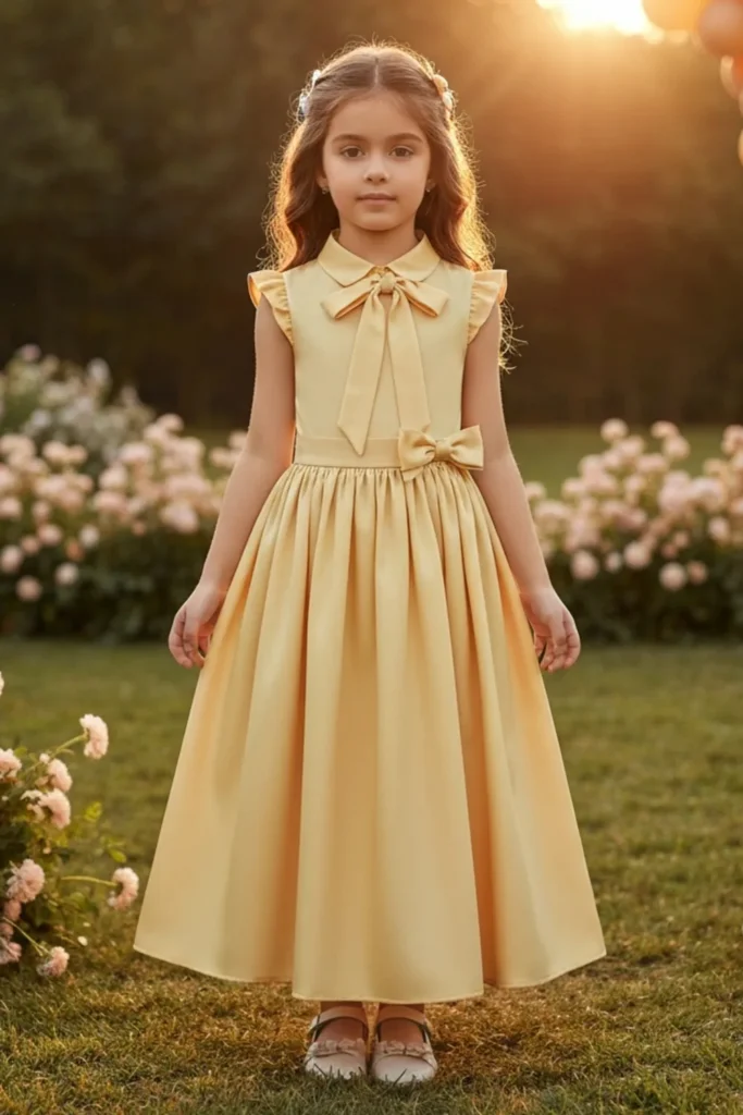 Kids Yellow Dress