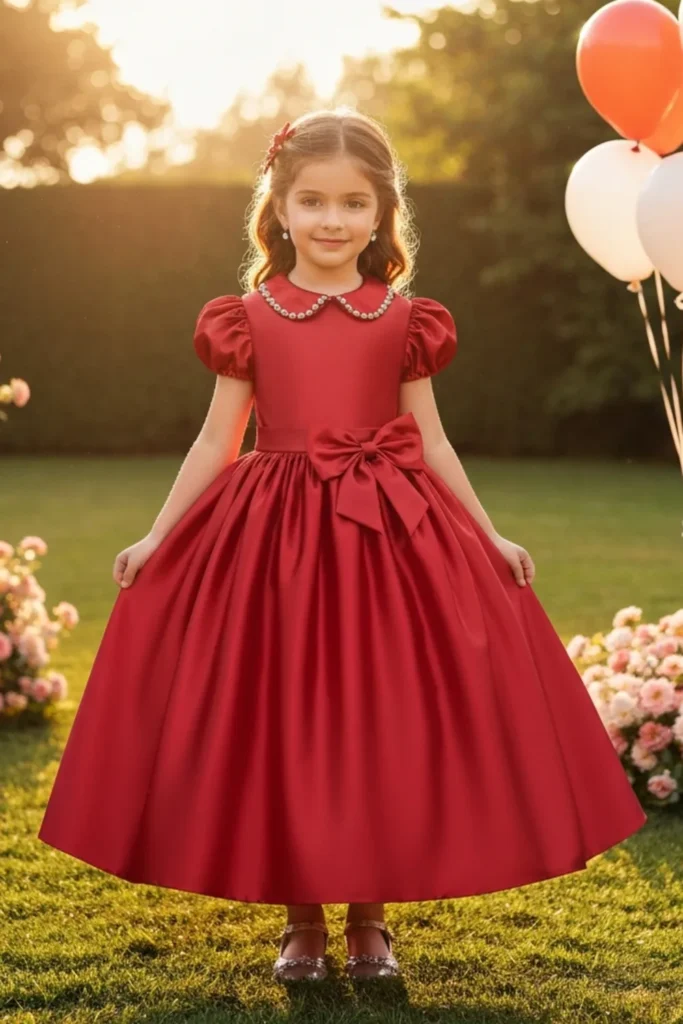 Kids Red Dress